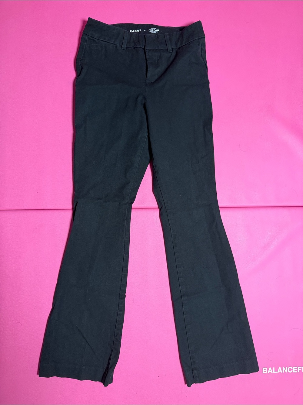 Old Navy Black Flare Wide-Leg Jeans
